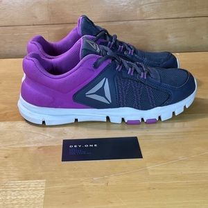 Reebok Youth YourFlex Tr9 Grey Purple AthleticShoe